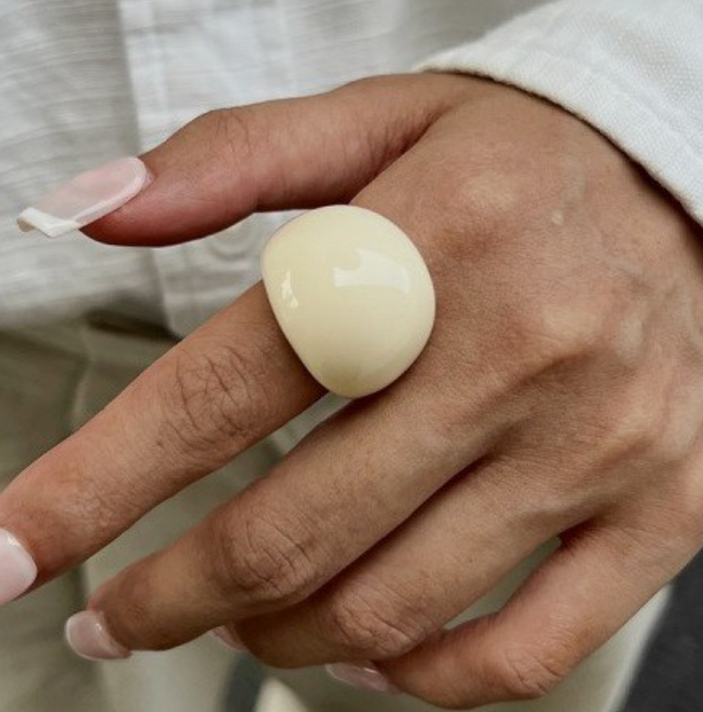 Moonlit Chunky Rings